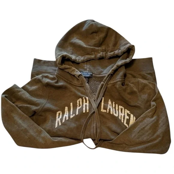 1990’s RALPH LAUREN POLO JEANS CO.•Hooded zip up sweatshirt - Picture 3 of 8